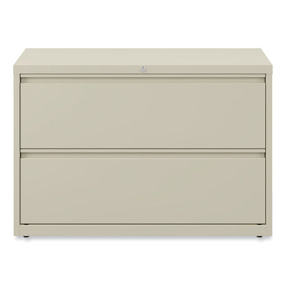 Alera Lateral File, 2 Legal/Letter-Size File Drawers, Putty, 42" x 18.63" x 28"