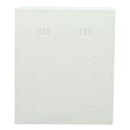 Alera Assembled 42" High Heavy-Duty Welded Storage Cabinet, Two Adjustable Shelves, 36w x 18d, Putty