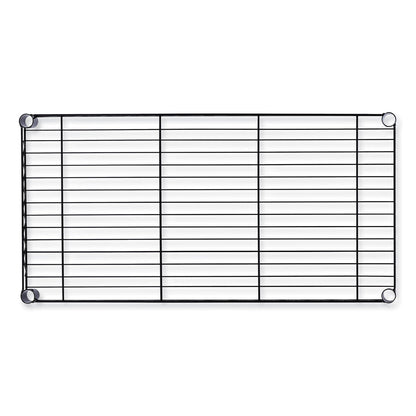 Alera Wire Shelving Garment Rack, 30 Garments, 36w x 18d x 75h, Black