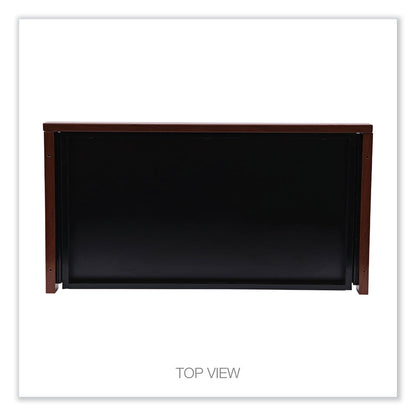 Alera Valencia Series Center Drawer, Laminate, 24.5w x 15d x 2h, Medium Cherry
