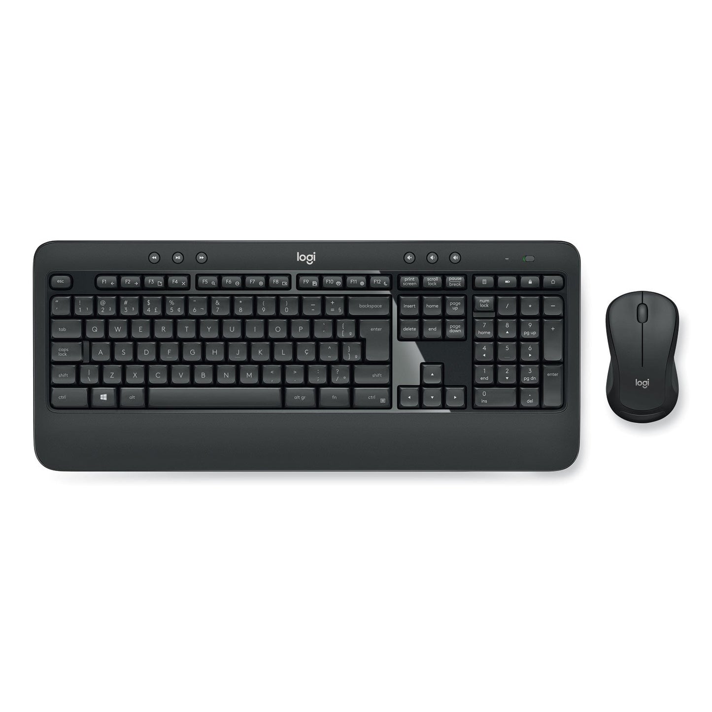 Logitech MK540 Wireless Combo, 2.4 GHz Frequency/30 ft Wireless Range, Black