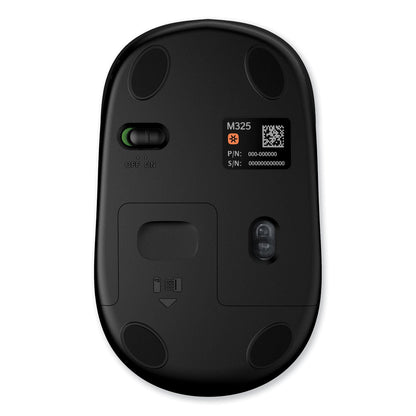 Logitech M325 Wireless Mouse, 2.4 GHz Frequency/30 ft Wireless Range, Left/Right Hand Use, Blue
