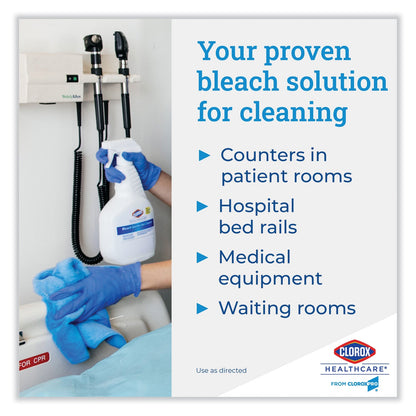 Clorox Bleach Germicidal Cleaner, 32 oz Spray Bottle, 6/Carton