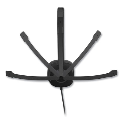Logitech H151 Binaural Over-the-Head Stereo Headset, Black