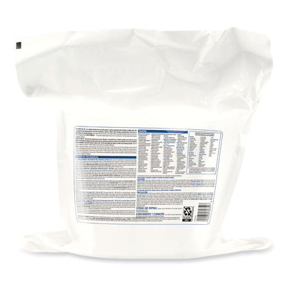 Clorox Bleach Germicidal Wipes, 12 x 12, Unscented, 110/Refill, 2/Carton