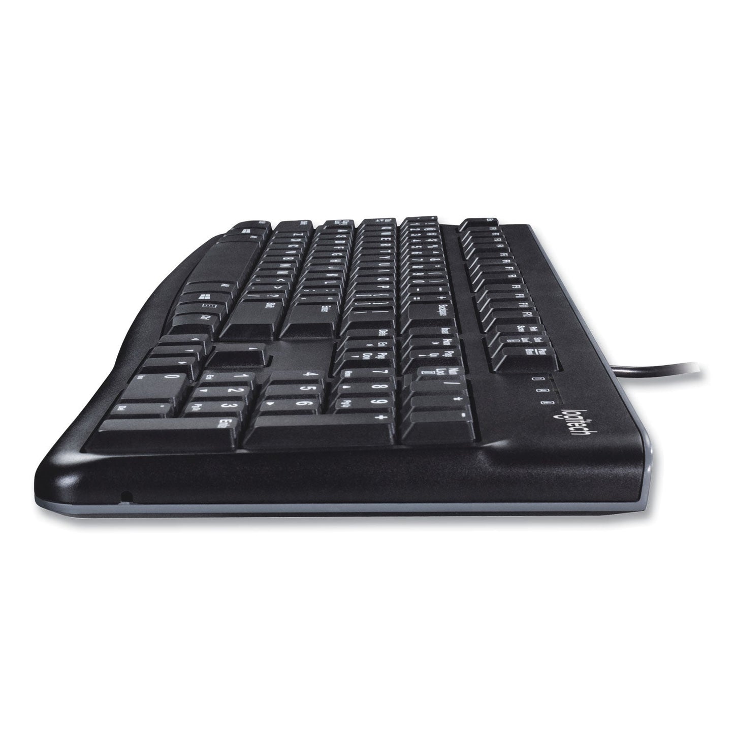 Logitech MK120 Wired Keyboard + Mouse Combo, USB 2.0, Black