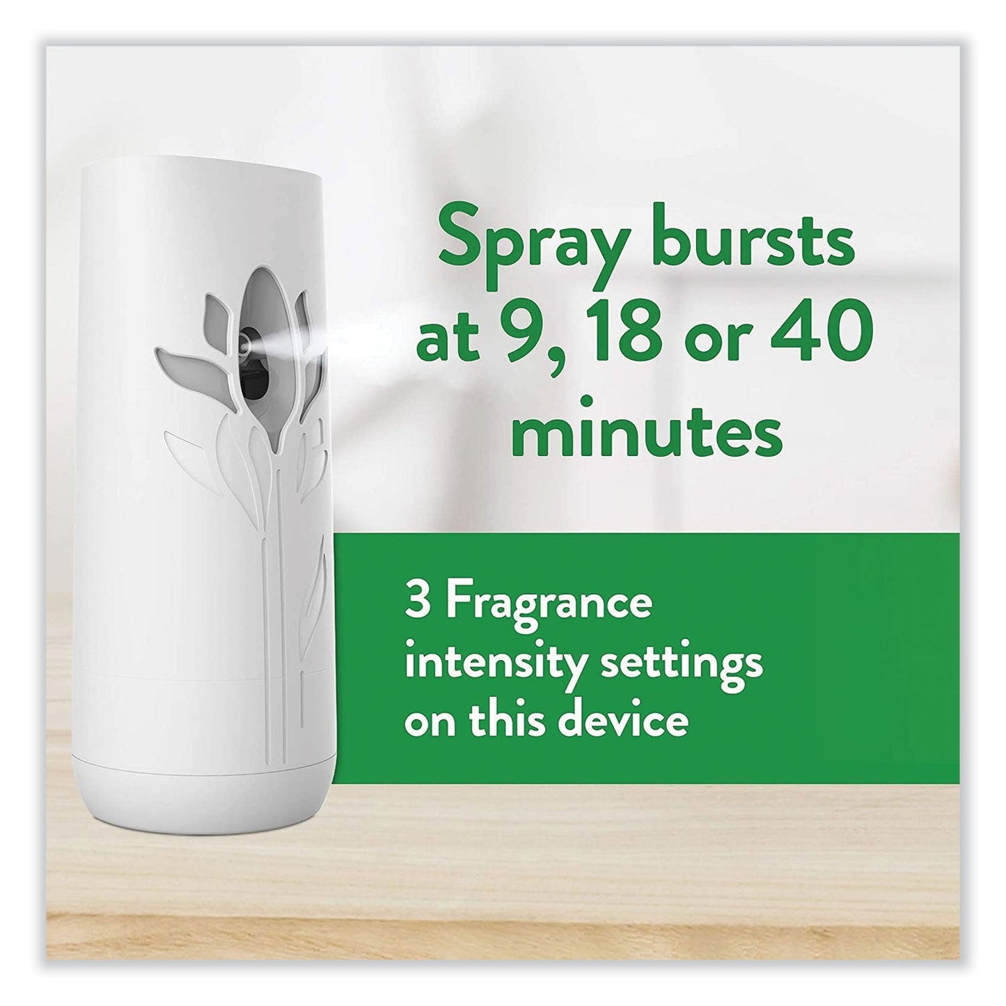 Air Wick Pet Odor Neutralization Automatic Spray Starter Kit, 6 x 2.25 x 7.75, White/Gray, 4/Carton