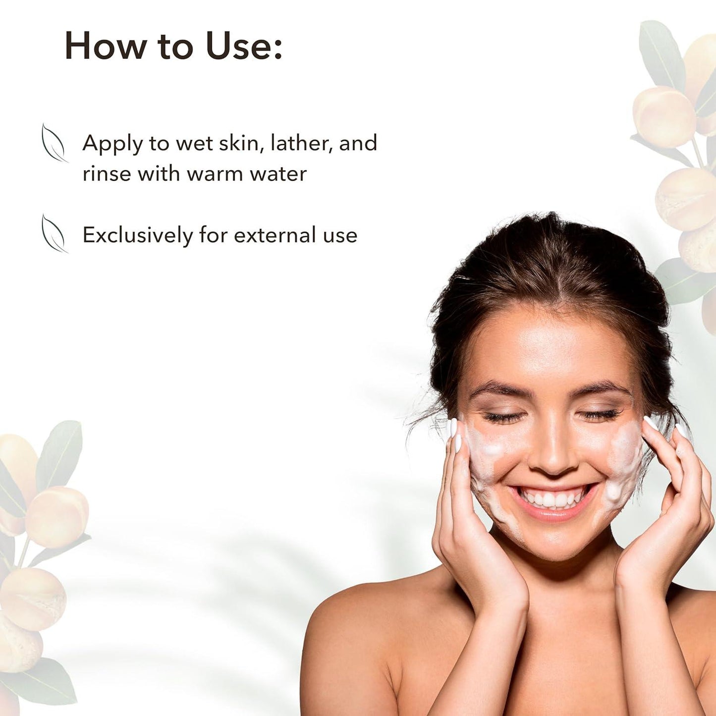 x-Facial Foam Cleanser Revitalizing & Nourishing  Organic Argana