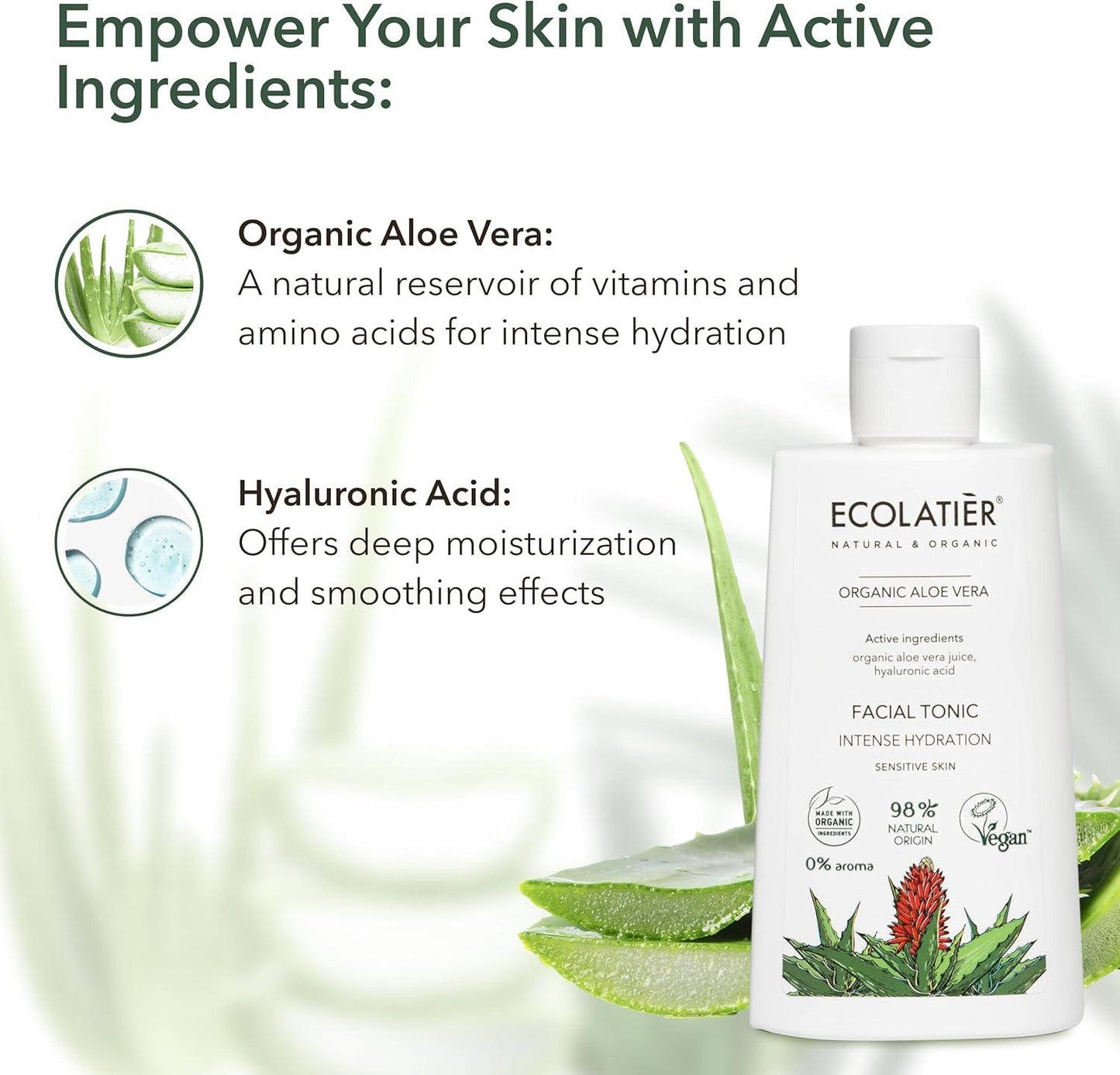 x-Facial Tonic Intense Hydration Organic Aloe Vera