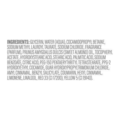 Dove Shower Oil Body Wash with Glycerin Serum, Almond Oil & Sandalwood, Hydrating & Soothing Cleanser for Dry Skin, 15.3 fl oz