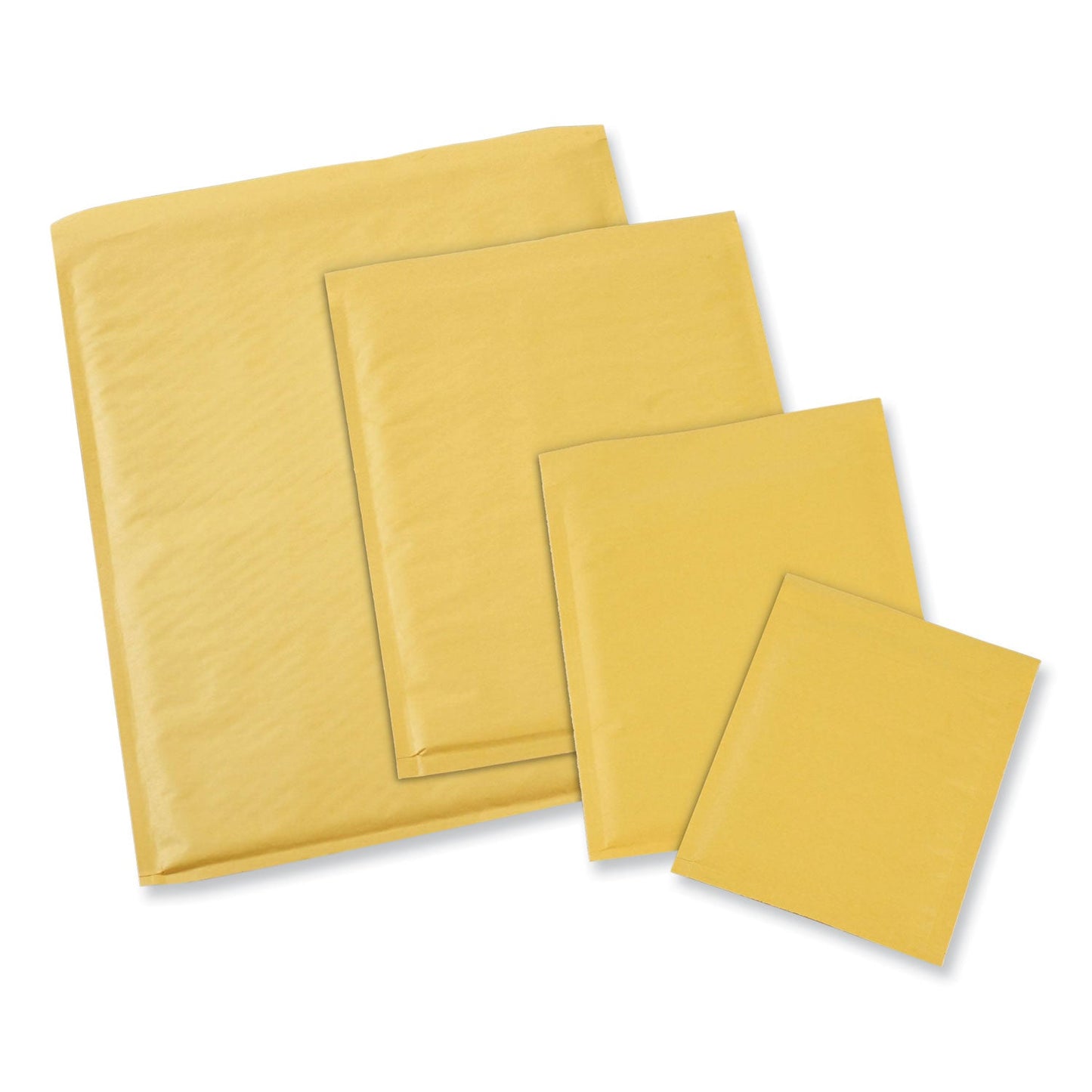 Universal Peel Seal Strip Cushioned Mailer, #000, Extension Flap, Self-Adhesive Closure, 4 x 8, 500/Carton