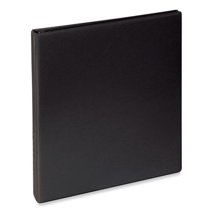 Universal Slant D-Ring View Binder, 3 Rings, 0.5" Capacity, 11 x 8.5, Black