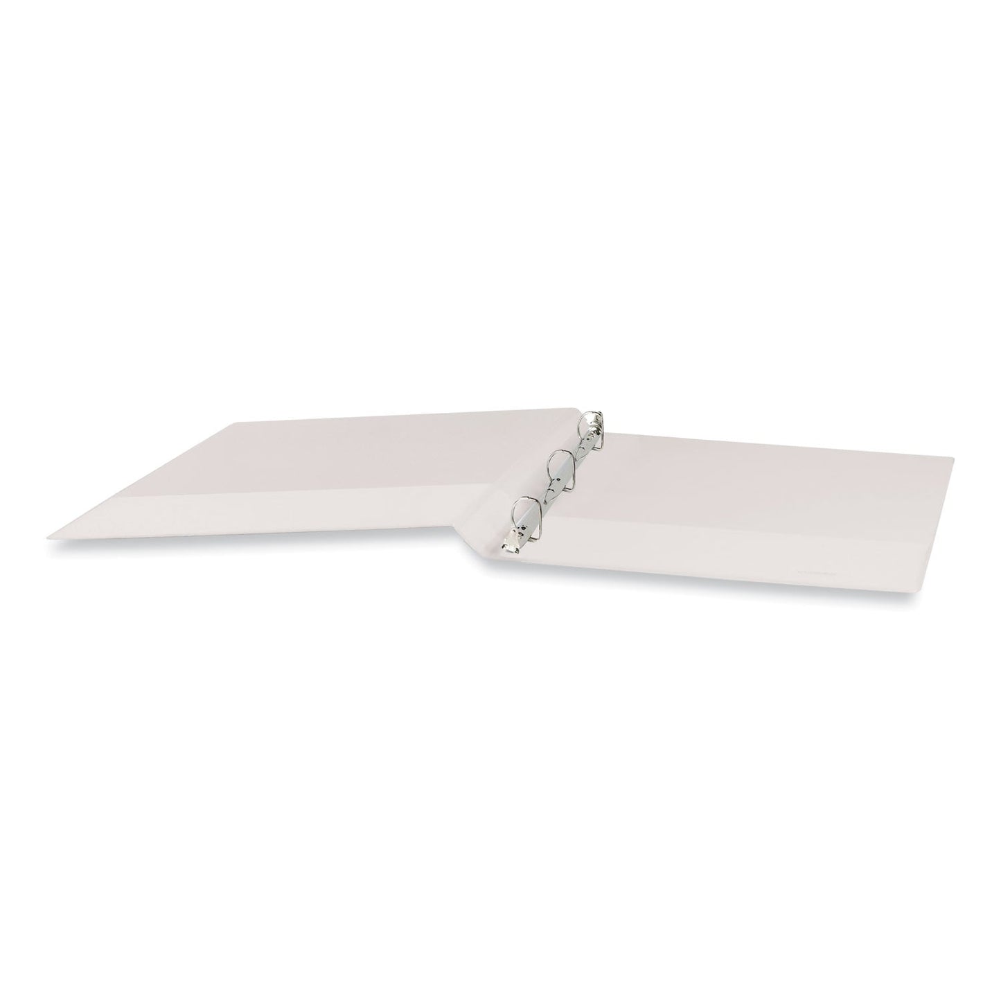Universal Slant D-Ring View Binder, 3 Rings, 0.5" Capacity, 11 x 8.5, White