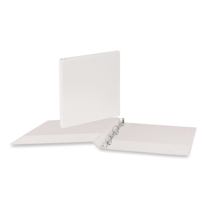 Universal Slant D-Ring View Binder, 3 Rings, 0.5" Capacity, 11 x 8.5, White