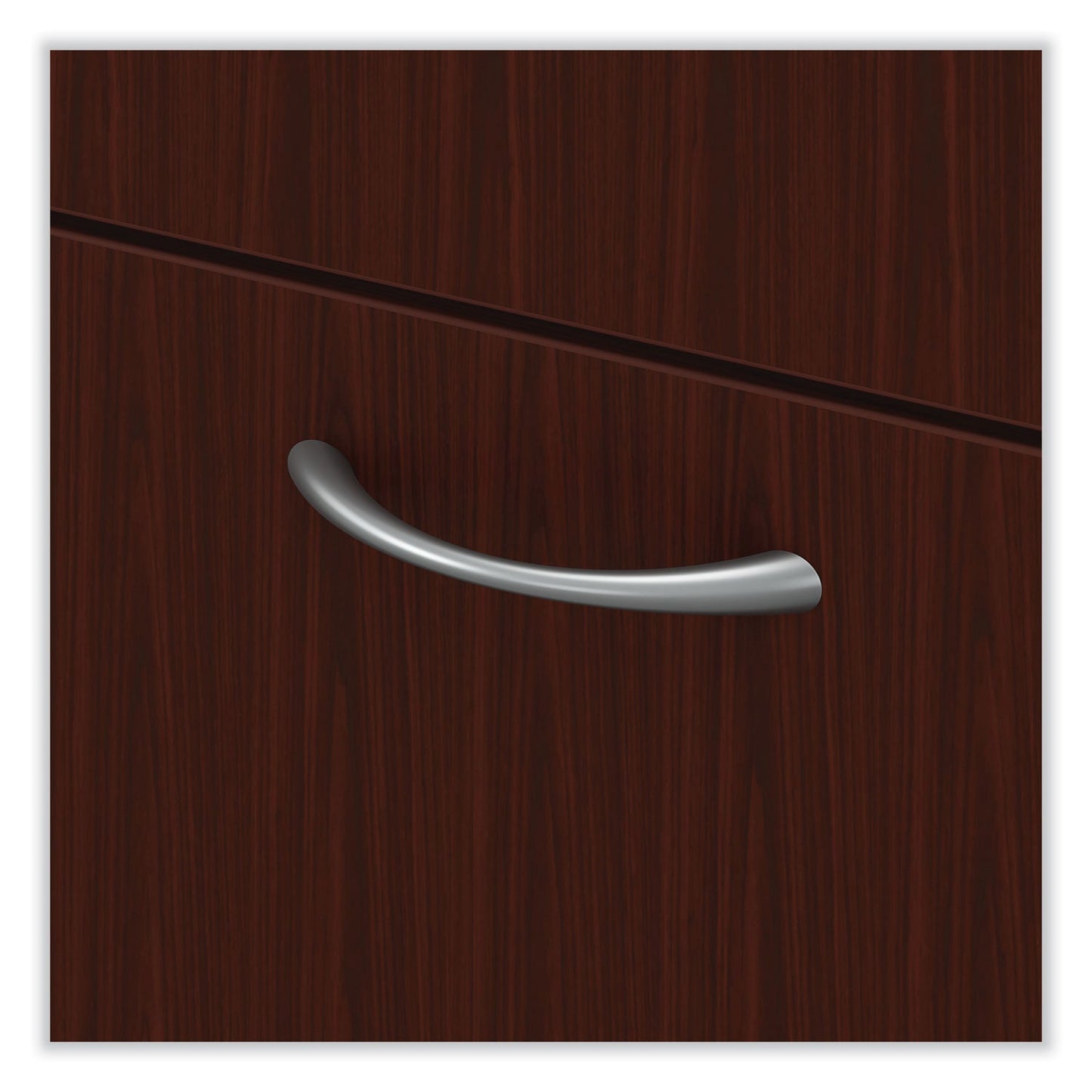 HON Mod Mobile Pedestal, Left or Right, 3-Drawers: Box/Box/File, Legal/Letter, Traditional Mahogany, 15" x 20" x 28"