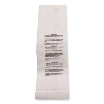 VacFX Vacuum Filter Bags Designed to Fit Allstar Javelin 12'' Series/Windsor Sensor S/S2/XP/Veramatic Plus, 100/CT