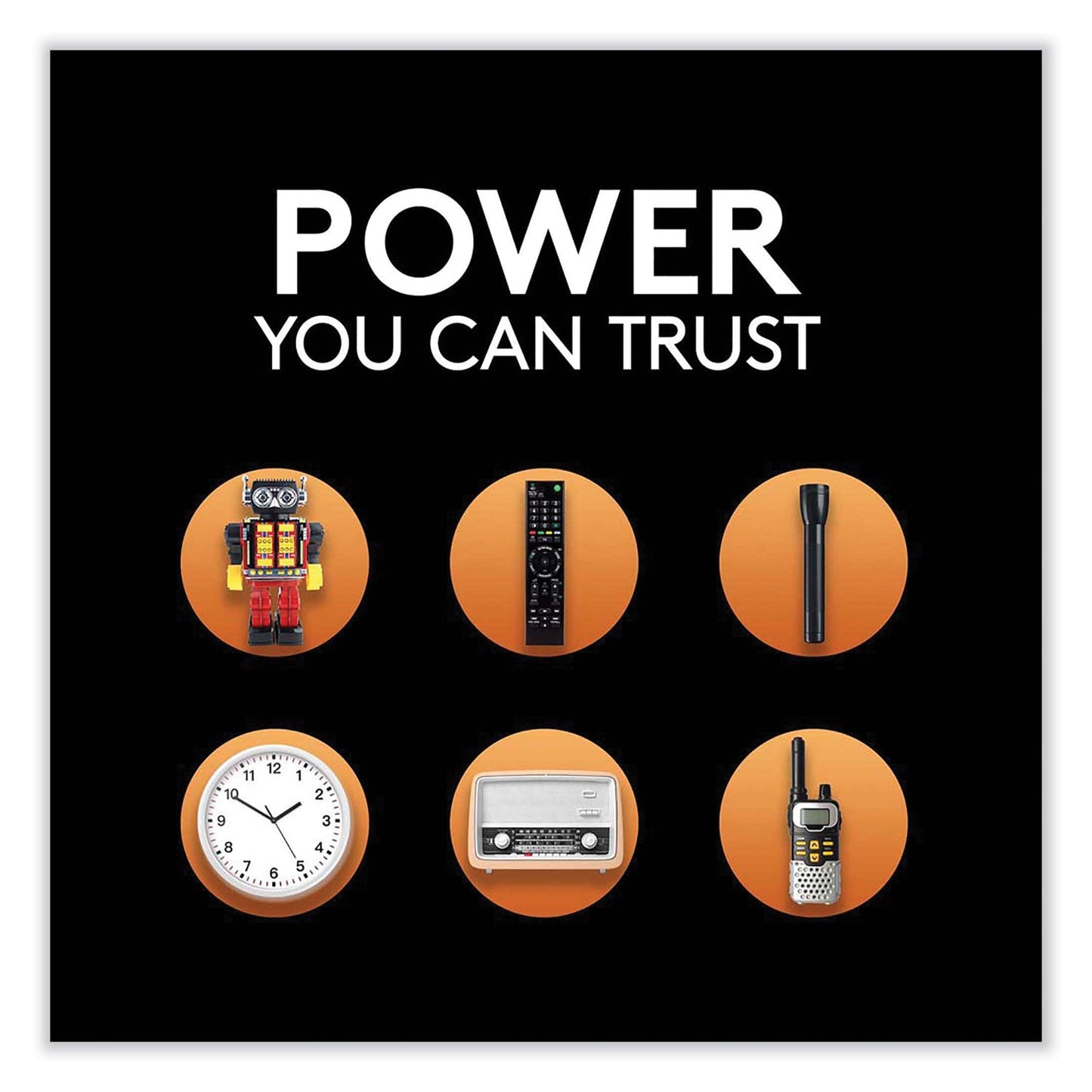 Duracell CopperTop Alkaline D Batteries, 4/Pack