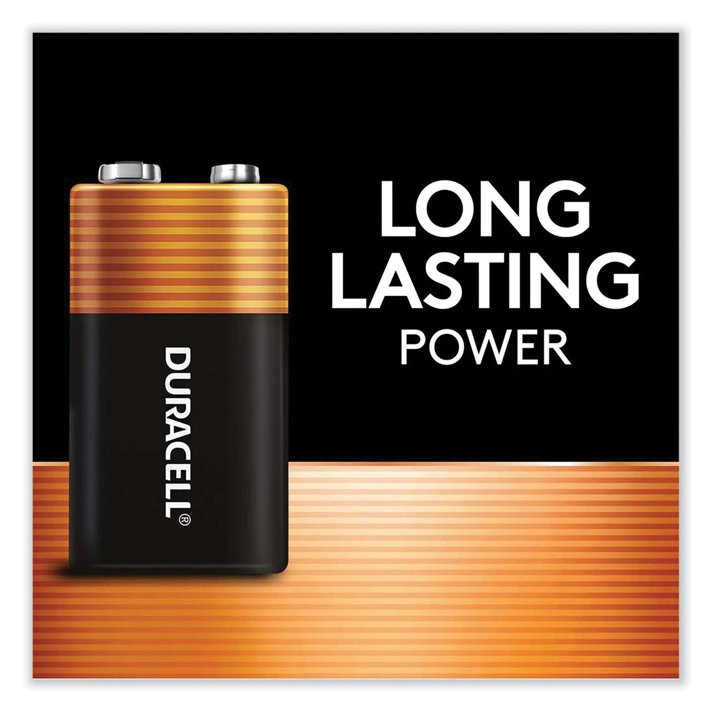 Duracell CopperTop Alkaline 9V Batteries, 12/Box