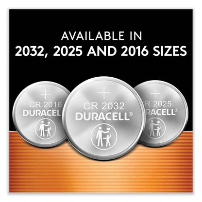 Duracell Lithium Coin Batteries With Bitterant, 2025, 4/Pack