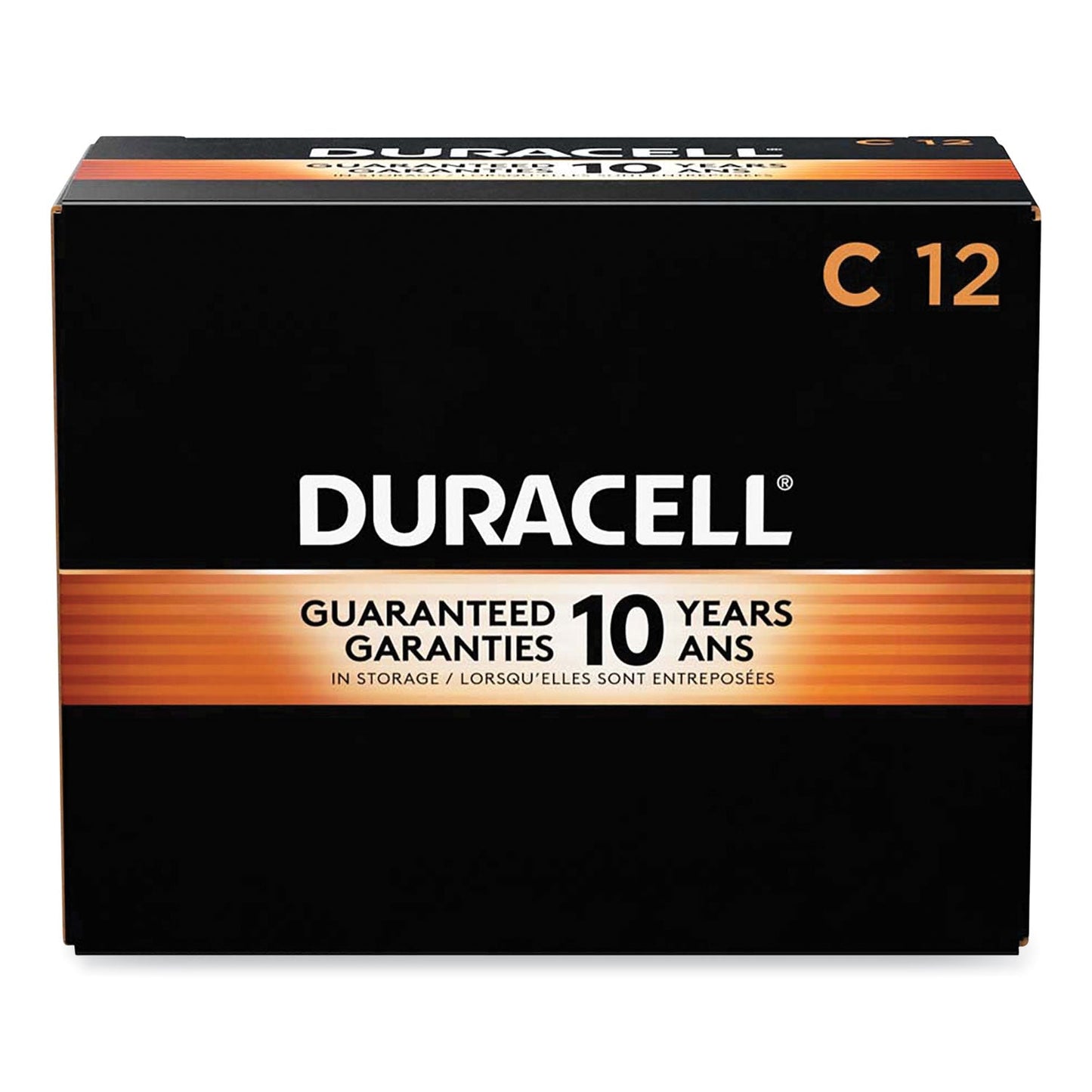 Duracell CopperTop Alkaline C Batteries, 12/Box