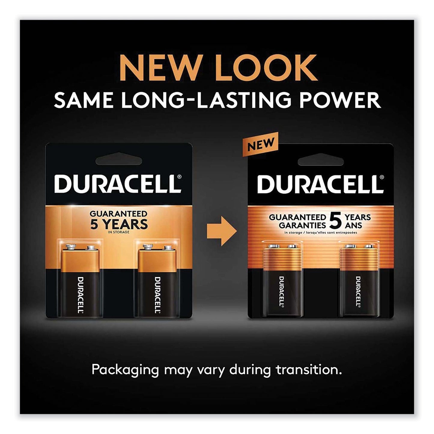 Duracell CopperTop Alkaline 9V Batteries, 12/Box