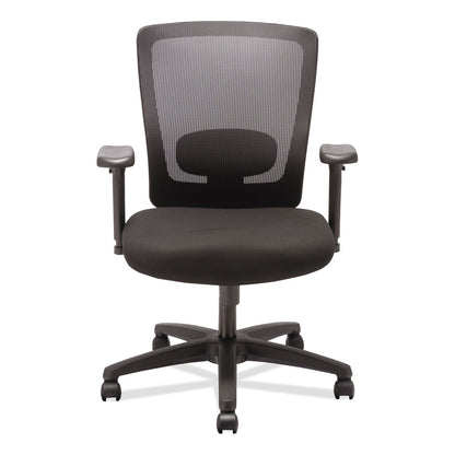 Alera Envy Series Mesh Mid-Back Swivel/Tilt Chair, Supports Up to 250 lb, 16.88" to 21.5" Seat Height, Black