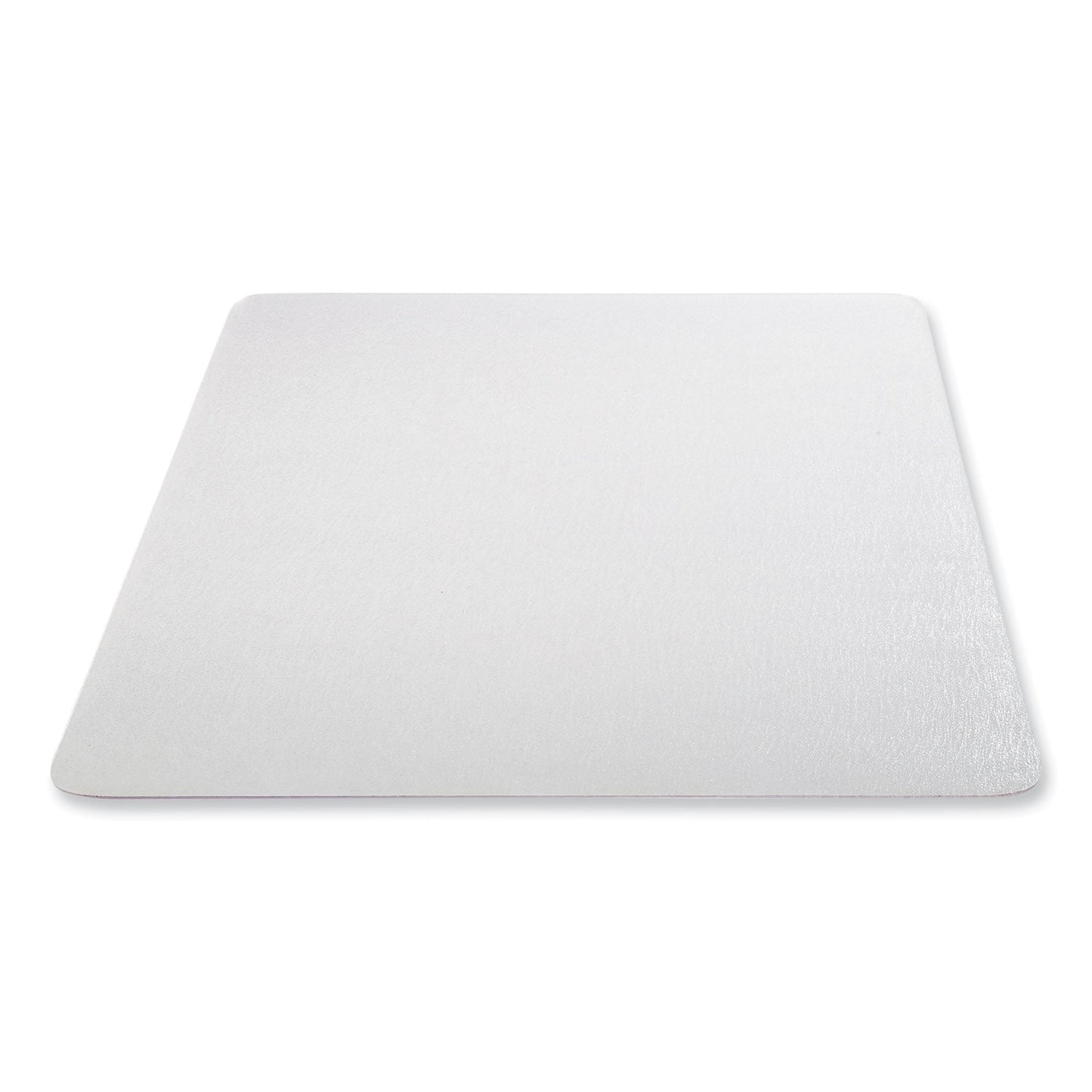 deflecto EconoMat All Day Use Chair Mat for Hard Floors, 45 x 53, Rectangular, Clear