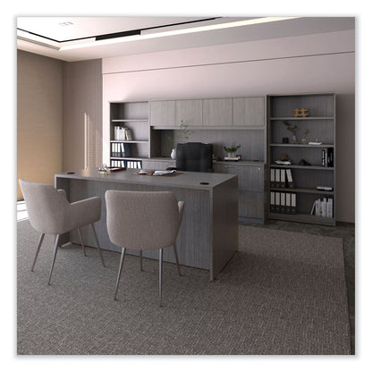 Alera Valencia Series Full Pedestal File, Left/Right, 3-Drawers: Box/Box/File, Legal/Letter, Gray, 15.63" x 20.5" x 28.5"