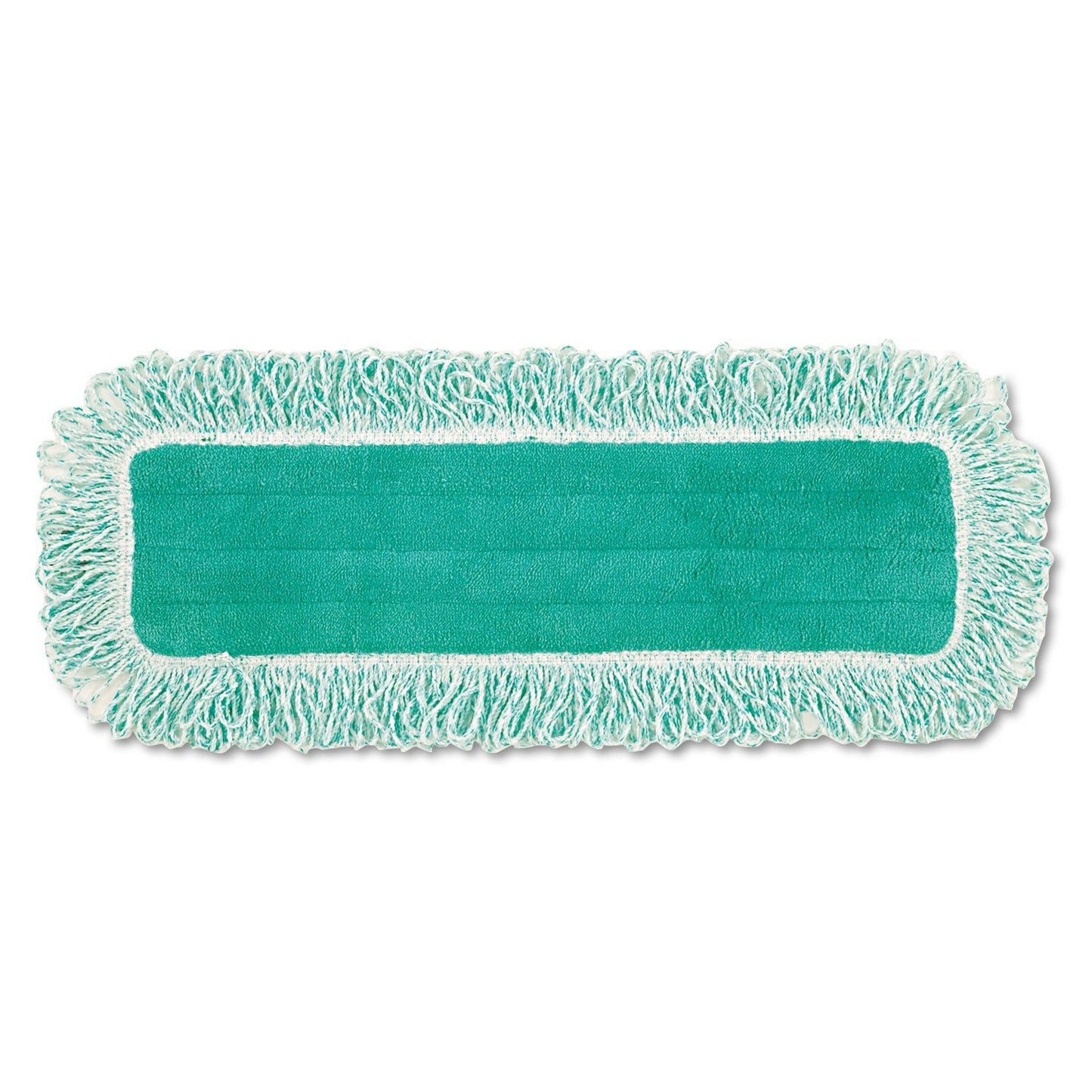 Rubbermaid Dust Pad with Fringe, Microfiber, 18" Long, Green