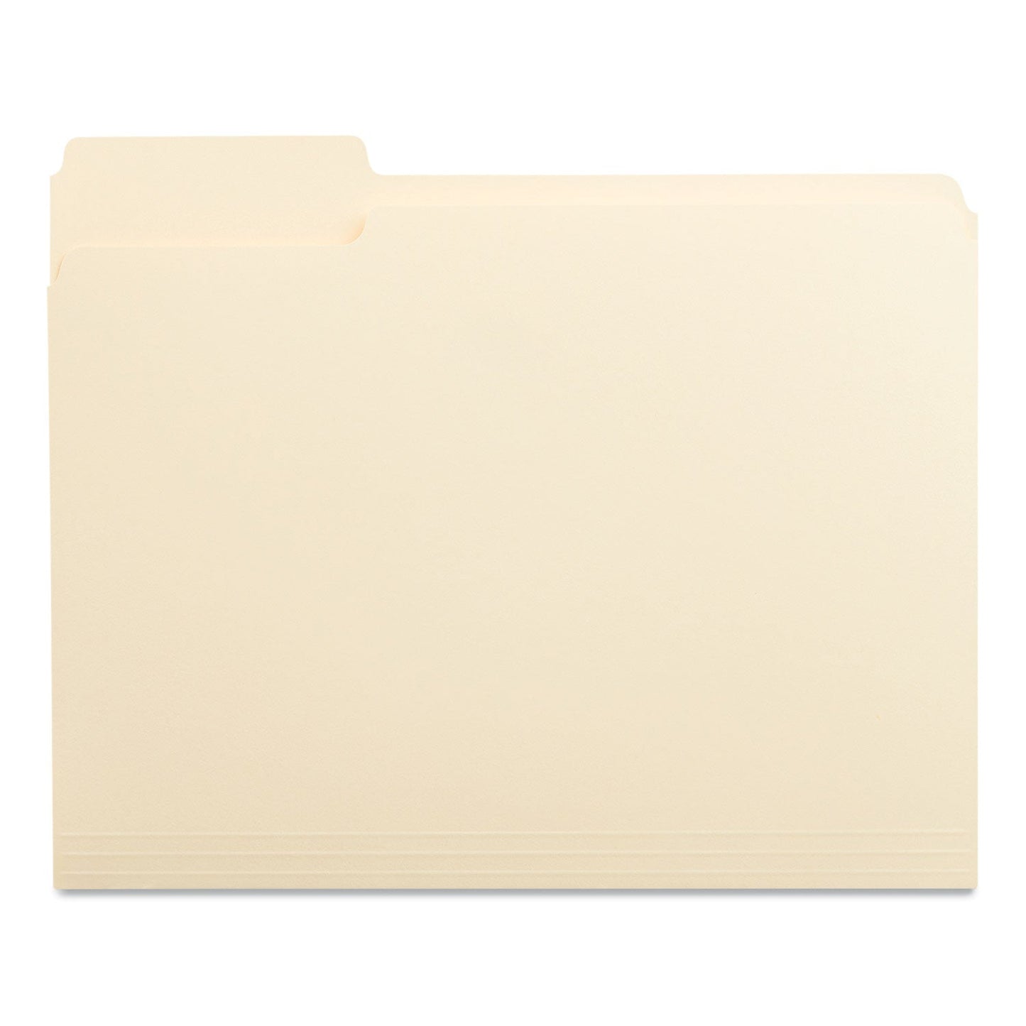 Universal Top Tab File Folders, 1/3-Cut Tabs: Left Position, Letter Size, 0.75" Expansion, Manila, 100/Box