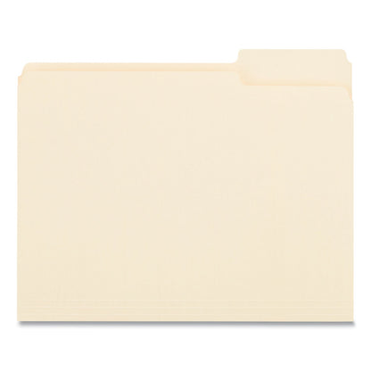 Universal Top Tab File Folders, 1/3-Cut Tabs: Right Position, Letter Size, 0.75" Expansion, Manila, 100/Box