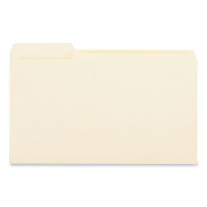 Universal Top Tab File Folders, 1/3-Cut Tabs: Left Position, Legal Size, 0.75" Expansion, Manila, 100/Box