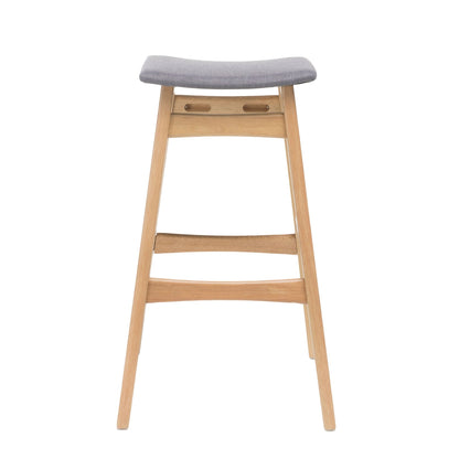 Modern Bar Stool Set With Upholstered Seating