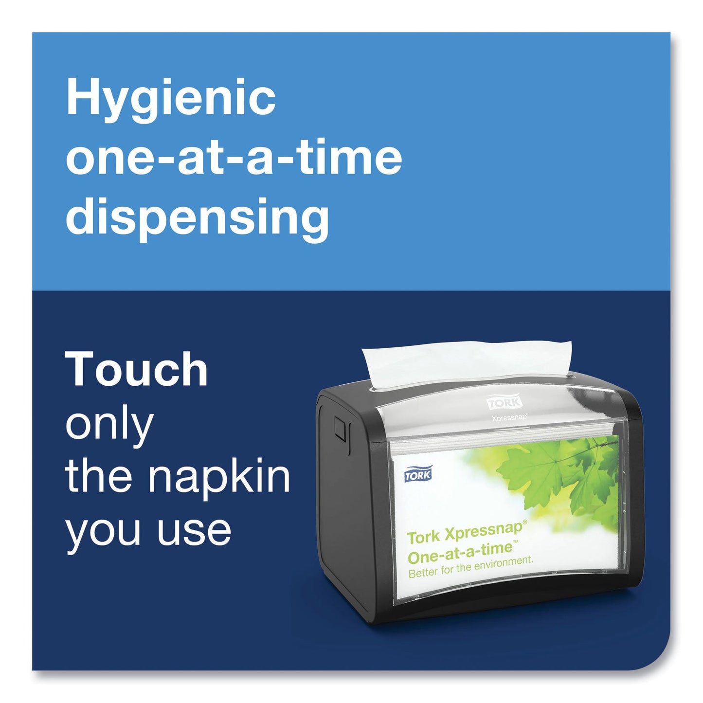 Tork Xpressnap Interfold Dispenser Napkins, 2-Ply, Bag-Pack, 13 x 8.5, Natural, 500/Pack, 12 Packs/Carton