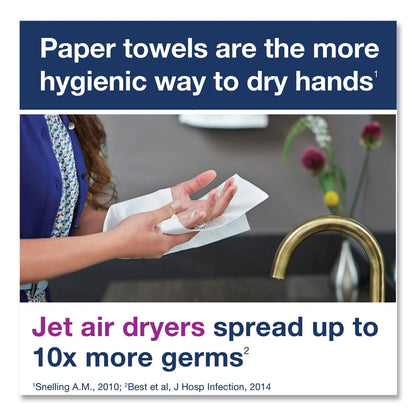 Tork Advanced Multifold Hand Towel, 9 x 9.5, White, 250/Pack, 16 Packs/Carton