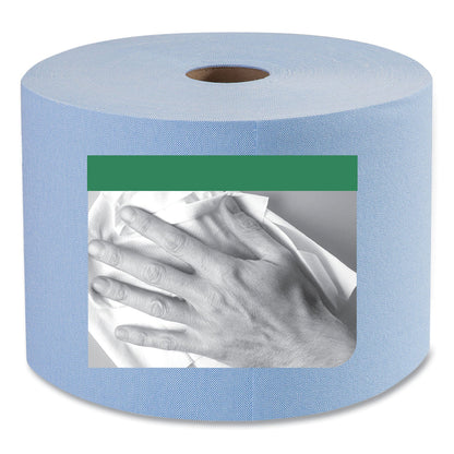 Tork Heavy-Duty Paper Wiper, 11.1" x 800 ft, Blue