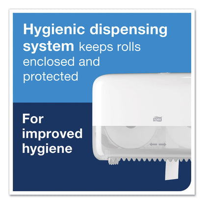 Tork Advanced High Capacity Bath Tissue, Septic Safe, 2-Ply, Coreless, White, 1,000 Sheets/Roll, 36 Rolls/Carton