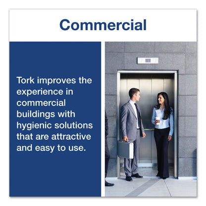 Tork Advanced Mini-Jumbo Roll Bath Tissue, Septic Safe, 2-Ply, White, 3.48" x 751 ft, 12 Rolls/Carton