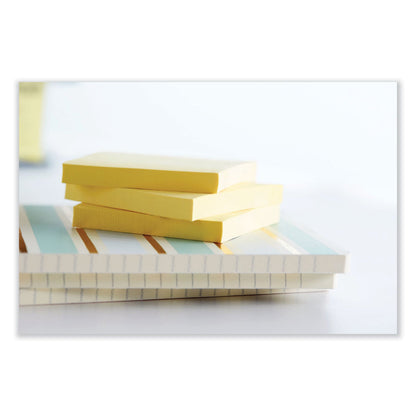 Post-it Original Pads Assorted Value Pack, 3" x 3", (12) Canary Yellow, (12) Poptimistic Collection, 100 Sheets/Pad, 24 Pads/Pack