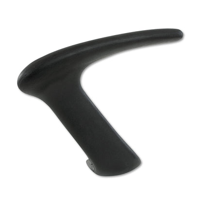 Safco Optional Fixed "L" Arms for Safco Uber Big and Tall Chairs, Black, 2/Set