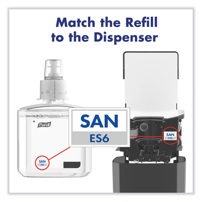 PURELL ES6 Touch Free Hand Sanitizer Dispenser, 1,200 mL, 5.25 x 8.56 x 12.13, Graphite
