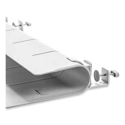 deflecto Oasis Privacy Panel, 24 x 2.7 x 16.36, Gray