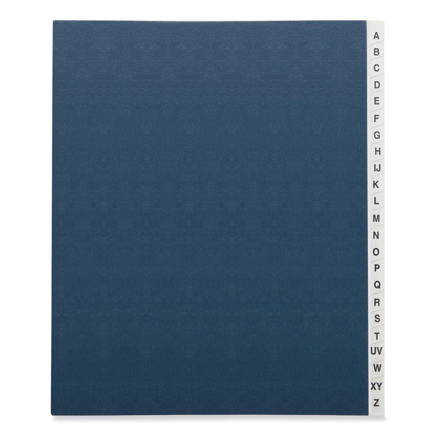 Universal Expanding Desk File, 20 Dividers, Alpha Index, Letter Size, Blue Cover