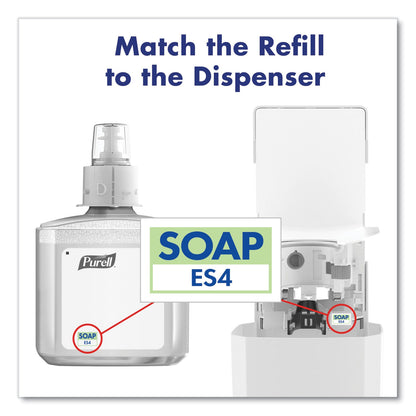 PURELL ES4 Soap Push-Style Dispenser, 1,200 mL, 4.88 x 8.8 x 11.38, White
