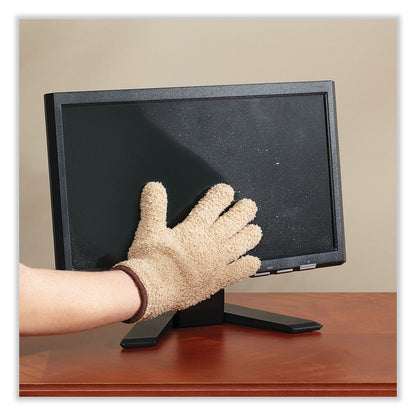 Master Caster CleanGreen Microfiber Dusting Gloves, 5" x 10, Pair