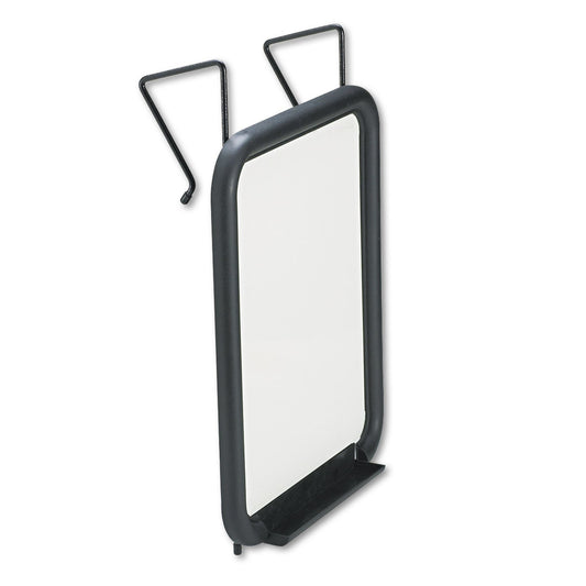 Safco Panelmate Dry Erase Marker Board, 13.5 x 1.5 x 16.63, 11 x 14 Surface, Over-the-Panel Mount, Charcoal Gray