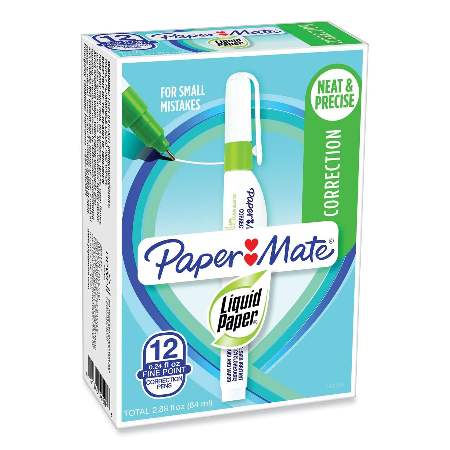 Paper Mate Correction Pen, 6.8 ml, White