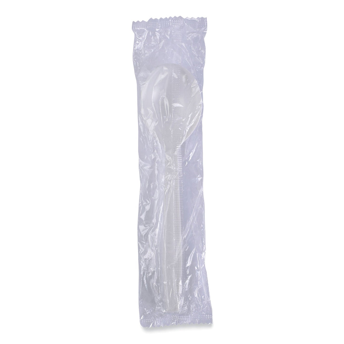 Boardwalk Heavyweight Wrapped Polypropylene Cutlery, Soup Spoon, White, 1,000/Carton