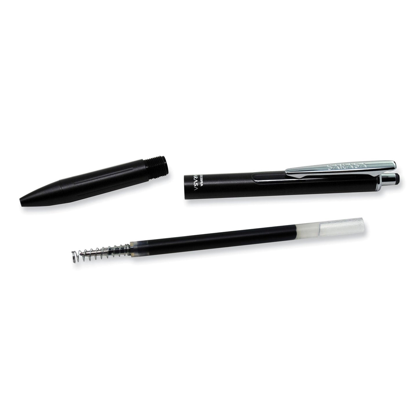 Zebra JF Refill for Jimnie, Sarasa, ecoSarasa, Orbitz, Z-Grip and GR8 Gel Roller Ball Pens, Medium Conical Tip, Black Ink, 2/Pack