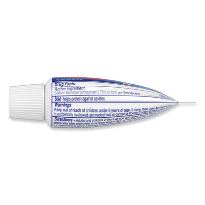 Colgate Toothpaste, Personal Size, 0.85 oz Tube, Unboxed, 240/Carton